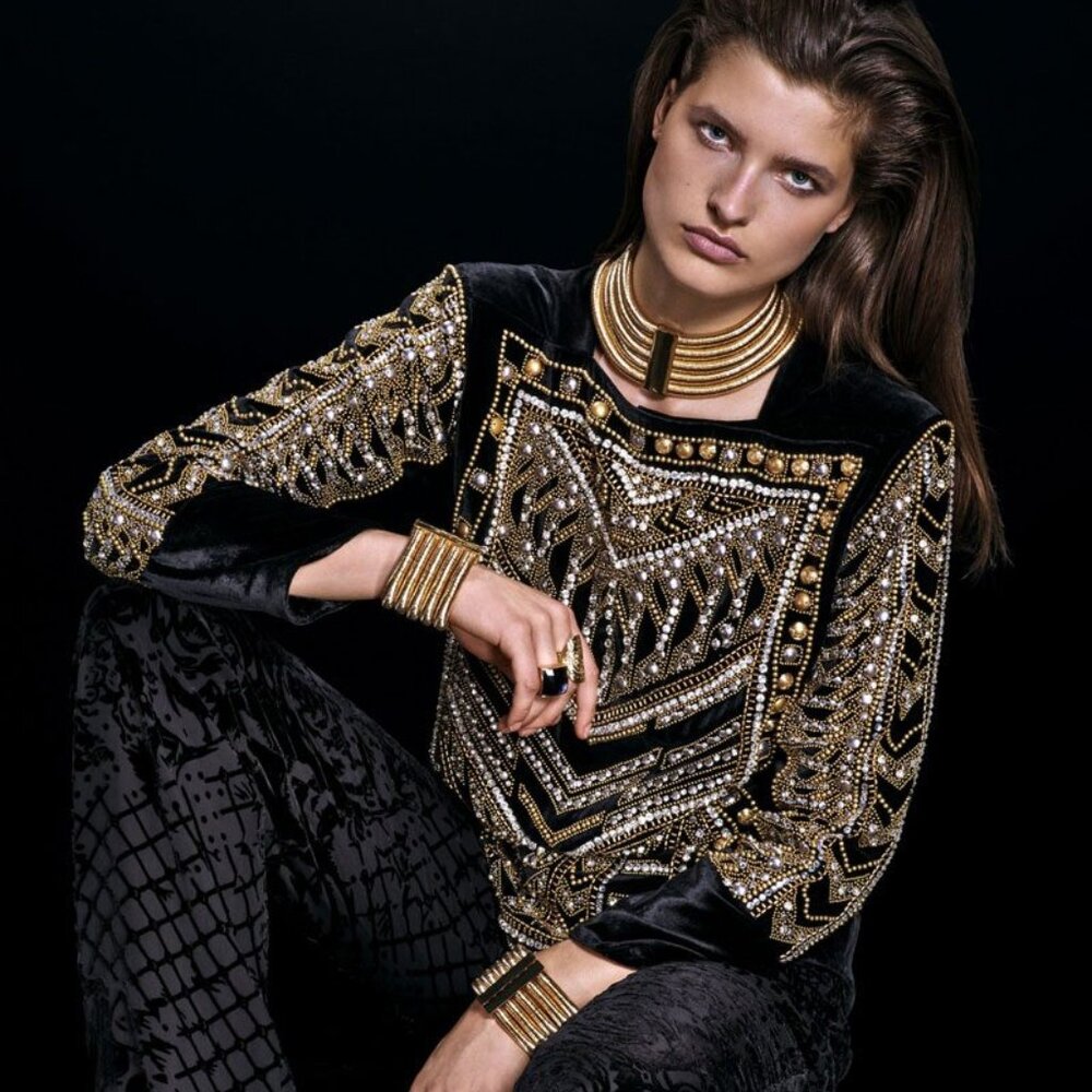 Exquisite Balmain for H&M Collaboration Shirt
